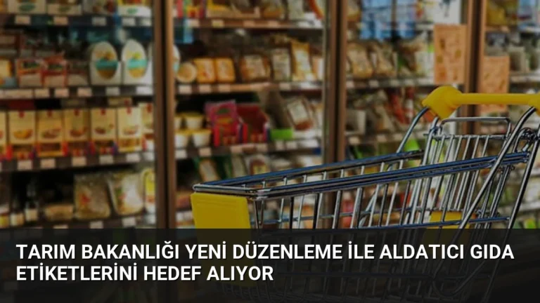 Tarım Bakanlığı Yeni Düzenleme ile Aldatıcı Gıda Etiketlerini Hedef Alıyor