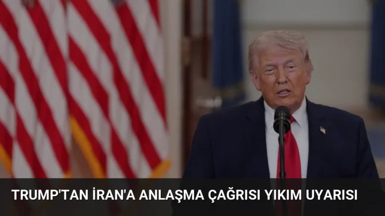 Trump’tan İran’a Anlaşma Çağrısı Yıkım Uyarısı