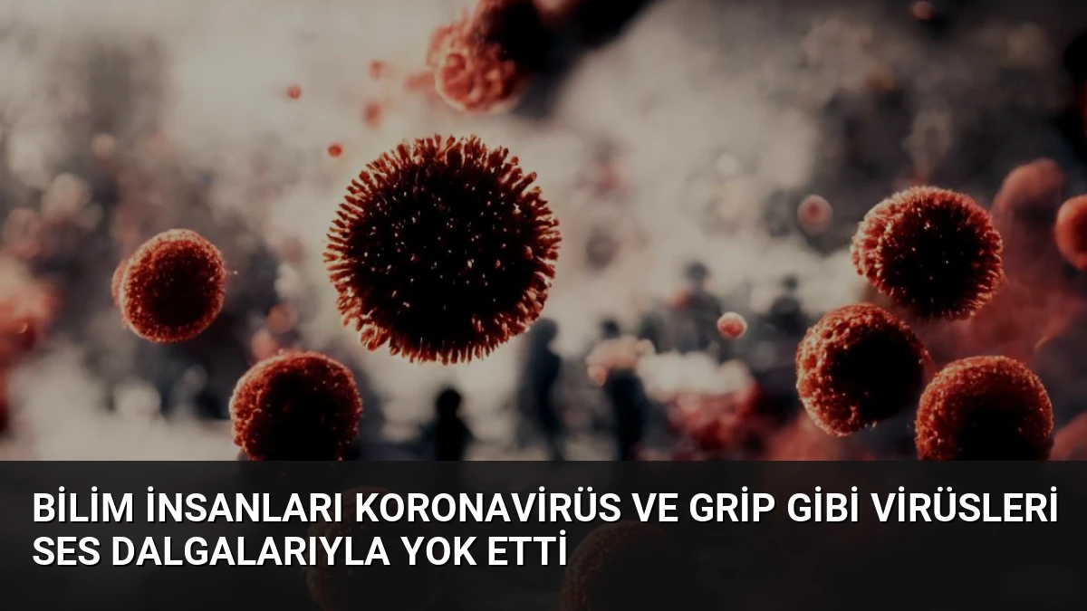 Bilim insanları koronavirüs ve grip gibi virüsleri ses dalgalarıyla yok etti