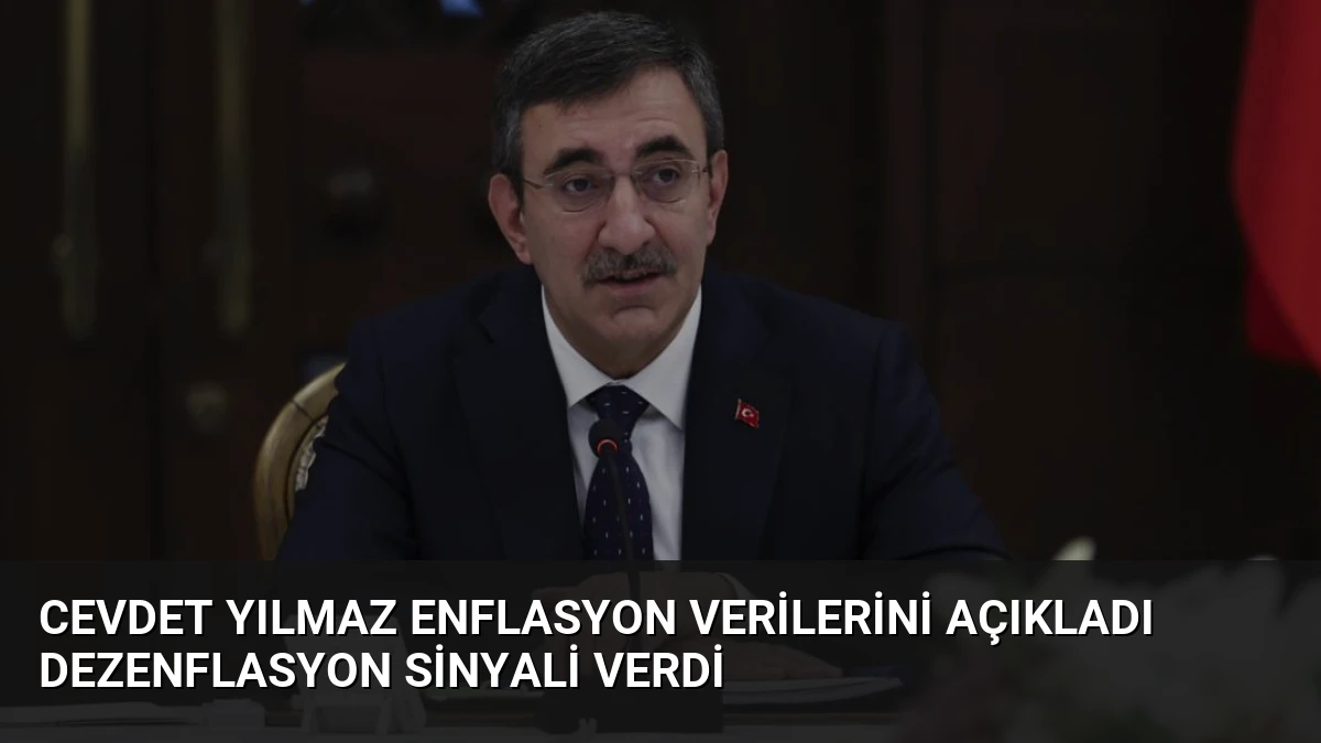Cevdet Yılmaz Enflasyon Verilerini Açıkladı Dezenflasyon Sinyali Verdi