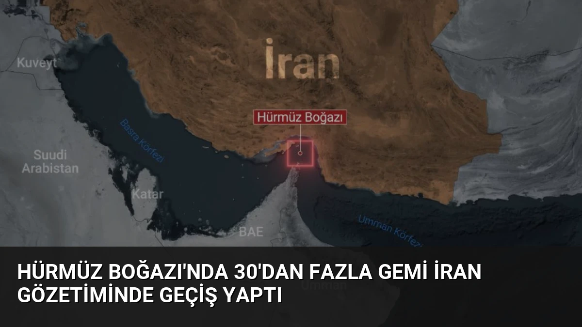 Hürmüz Boğazı’nda 30’dan Fazla Gemi İran Gözetiminde Geçiş Yaptı