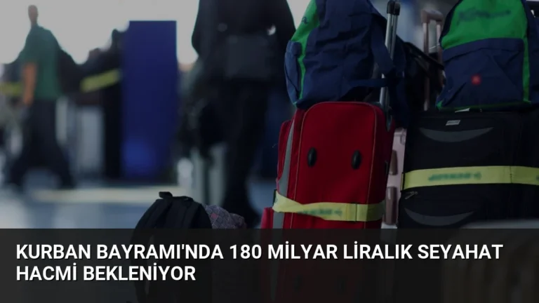 Kurban Bayramı’nda 180 Milyar Liralık Seyahat Hacmi Bekleniyor