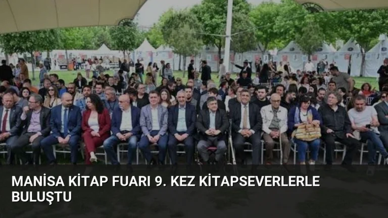 Manisa Kitap Fuarı 9. Kez Kitapseverlerle Buluştu