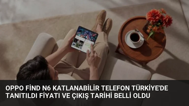 OPPO Find N6 Katlanabilir Telefon Türkiye’de Tanıtıldı Fiyatı ve Çıkış Tarihi Belli Oldu
