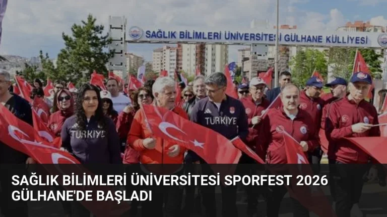 Sağlık Bilimleri Üniversitesi Sporfest 2026 Gülhane’de Başladı