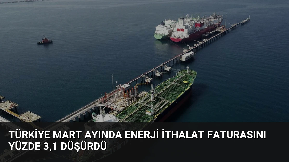 Türkiye Mart Ayında Enerji İthalat Faturasını Yüzde 3,1 Düşürdü