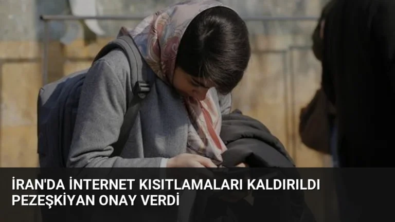 İran’da İnternet Kısıtlamaları Kaldırıldı Pezeşkiyan Onay Verdi