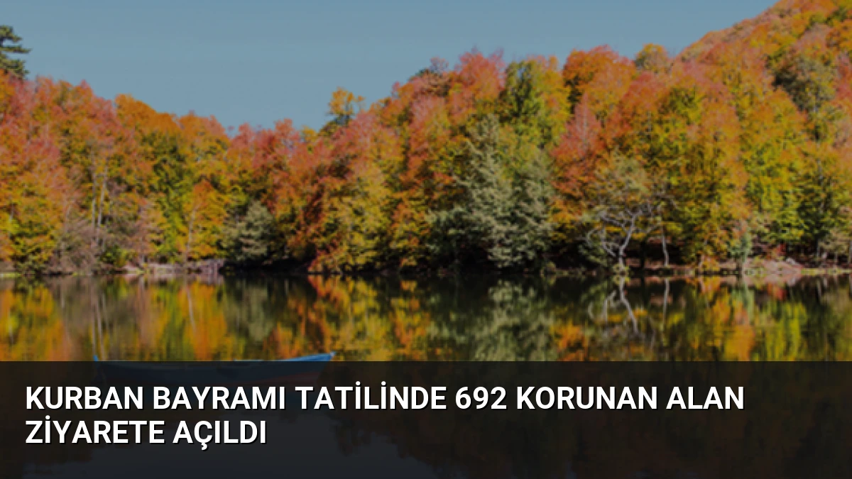 Kurban Bayramı Tatilinde 692 Korunan Alan Ziyarete Açıldı