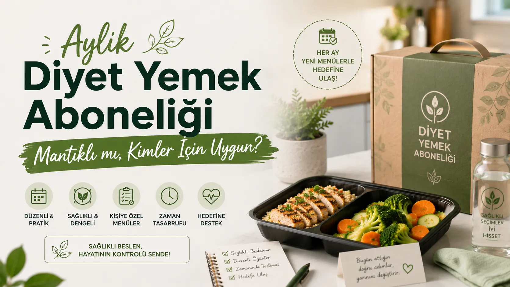 Aylık Diyet Yemek Aboneliği Mantıklı mı, Kimler İçin Uygun?