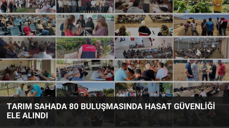 Tarım Sahada 80 Buluşmasında Hasat Güvenliği Ele Alındı