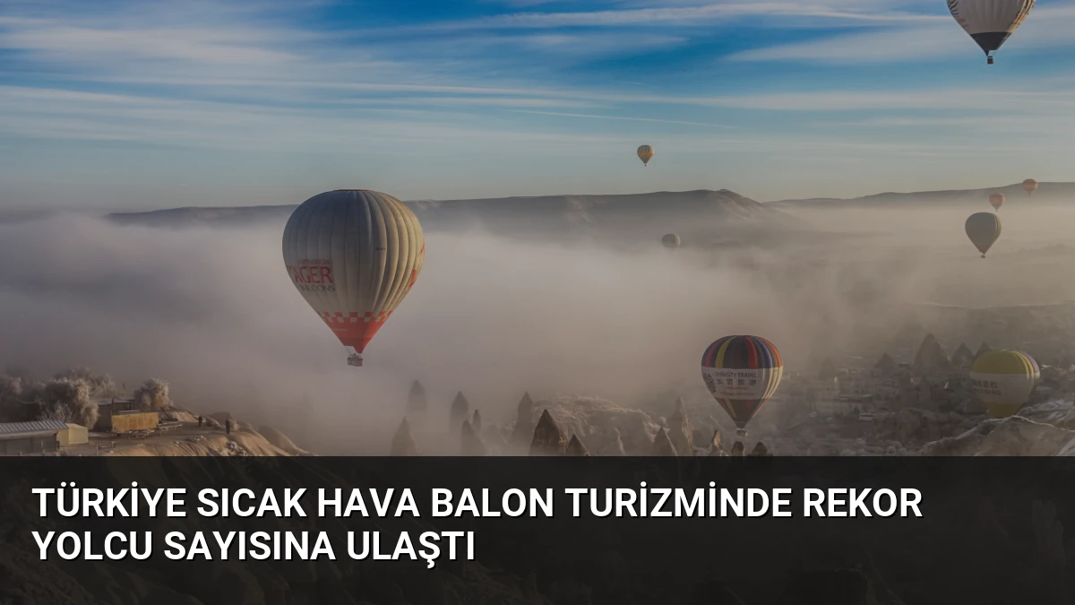 Türkiye Sıcak Hava Balon Turizminde Rekor Yolcu Sayısına Ulaştı