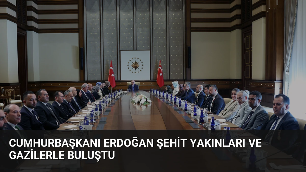 Cumhurbaşkanı Erdoğan Şehit Yakınları ve Gazilerle Buluştu