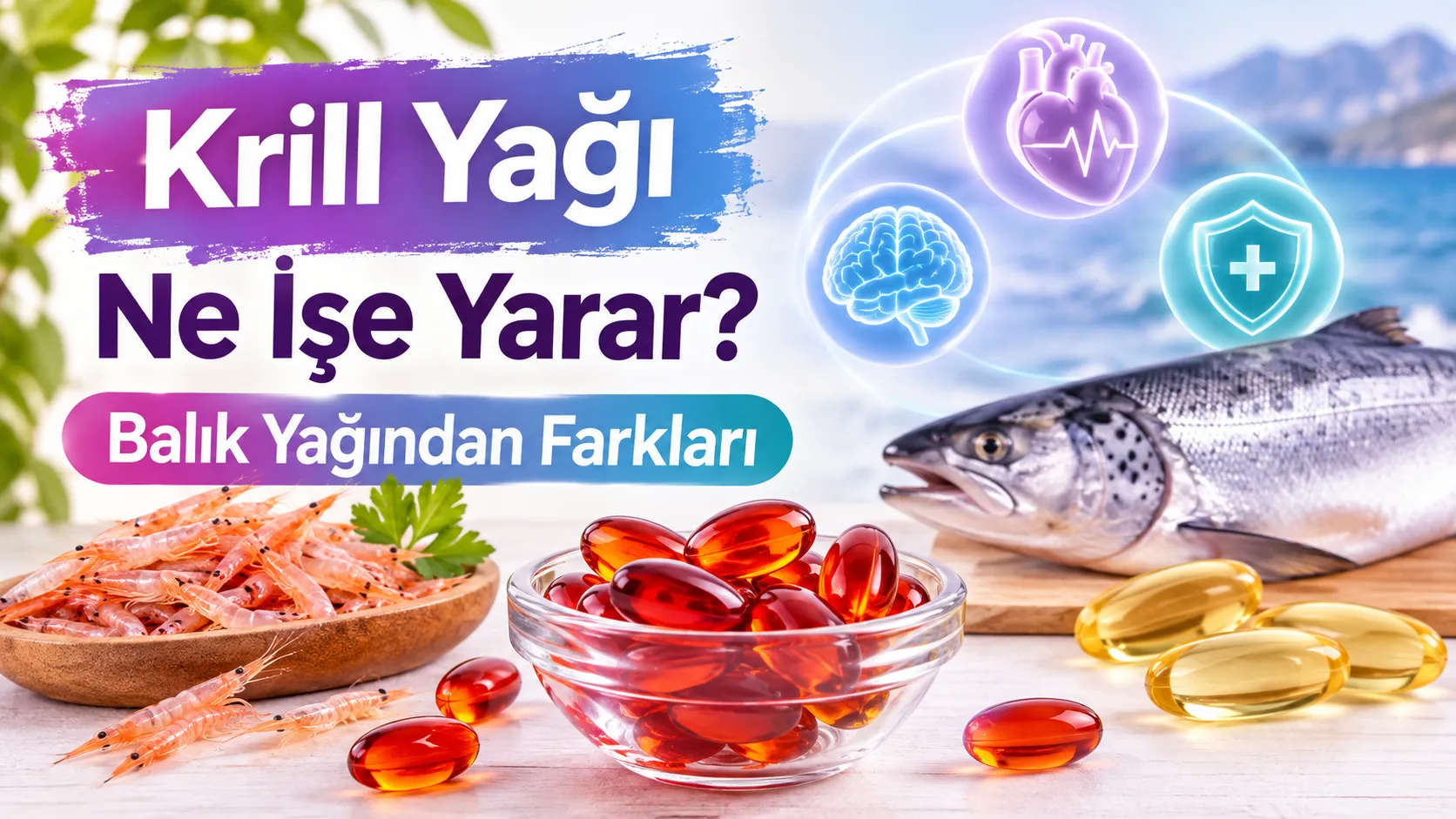 Krill Yağı Ne İşe Yarar? Balık Yağından Farkları