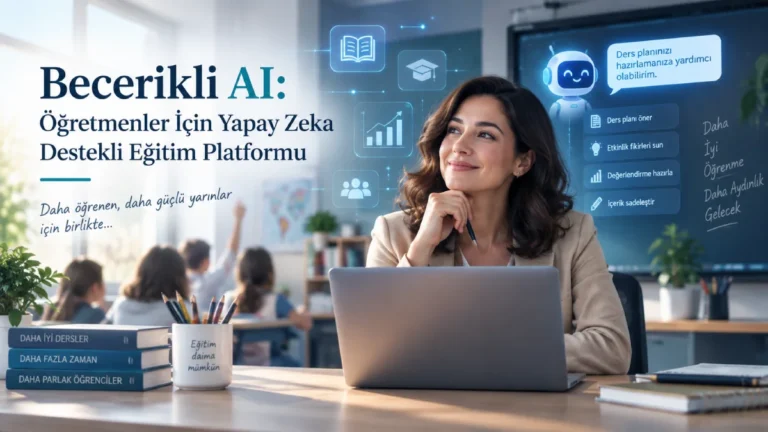 Becerikli AI: Öğretmenler İçin Yapay Zeka Destekli Eğitim Platformu