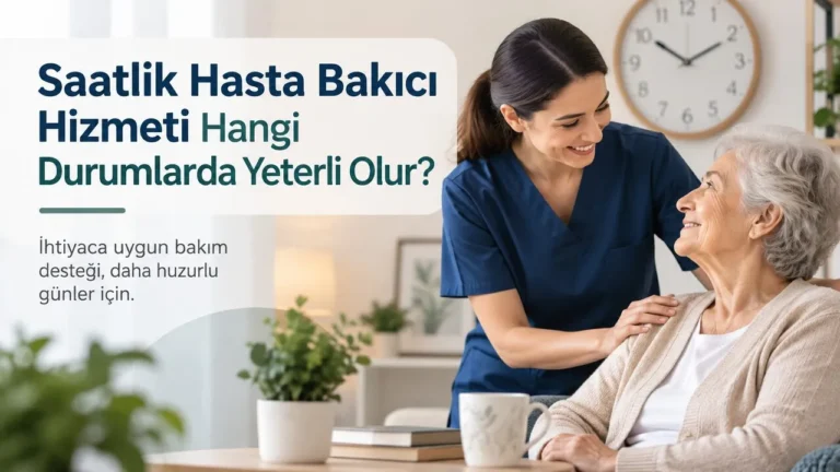 Saatlik Hasta Bakıcı Hizmeti Hangi Durumlarda Yeterli Olur?