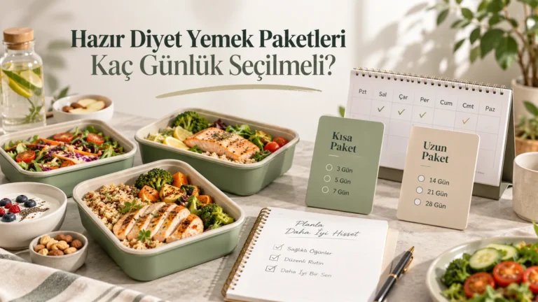 Hazır Diyet Yemek Paketleri Kaç Günlük Seçilmeli?