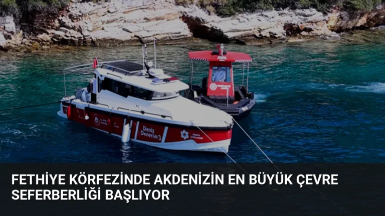 Fethiye Körfezinde Akdenizin En Büyük Çevre Seferberliği Başlıyor