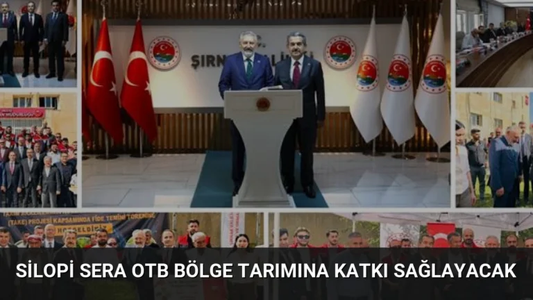 Silopi Sera OTB Bölge Tarımına Katkı Sağlayacak