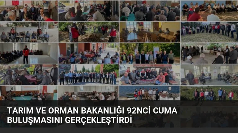 Tarım ve Orman Bakanlığı 92nci Cuma Buluşmasını Gerçekleştirdi