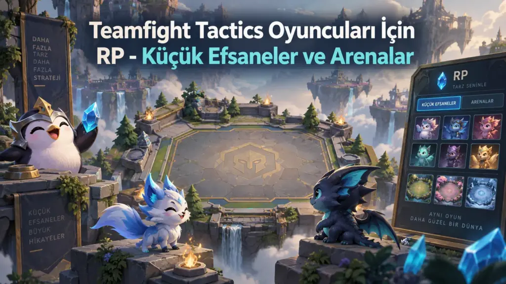 Teamfight Tactics Oyuncuları İçin RP - Küçük Efsaneler ve Arenalar
