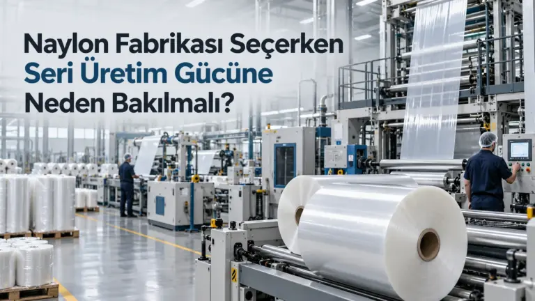 Naylon Fabrikası Seçerken Seri Üretim Gücüne Neden Bakılmalı?