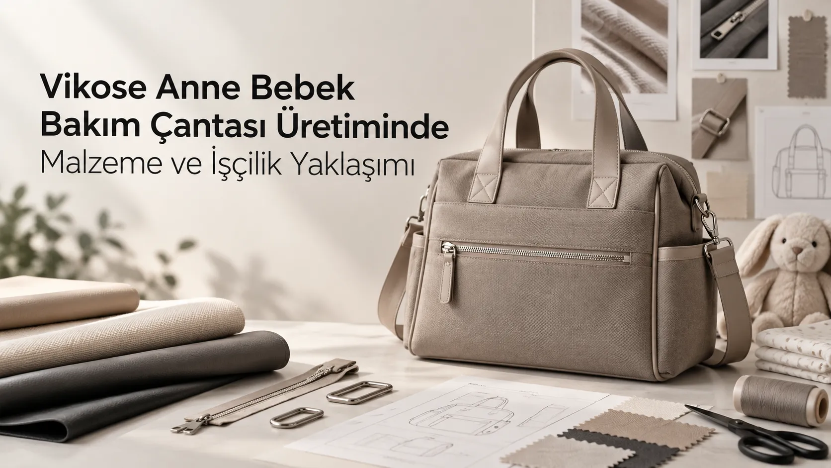 Vikose Anne Bebek Bakım Çantası Üretiminde Malzeme ve İşçilik Yaklaşımı