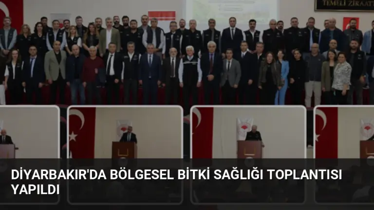 Diyarbakır'da Bölgesel Bitki Sağlığı Toplantısı Yapıldı